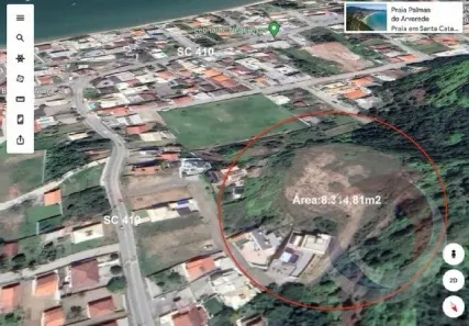 Lote/Terreno à venda, 8314m² no Camboa, Governador Celso Ramos