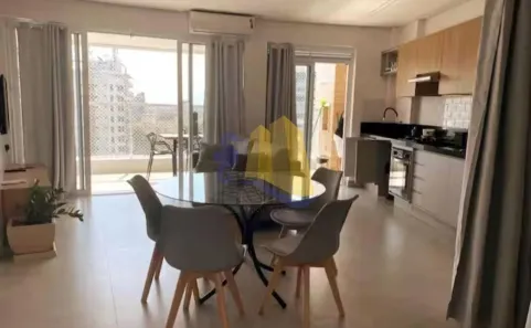 Apartamento com 1 Quarto para alugar, 78m² no Riviera, Bertioga