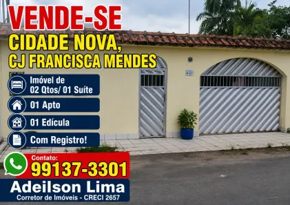 Casa com 3 Quartos à venda, 82m² no Cidade Nova, Manaus
