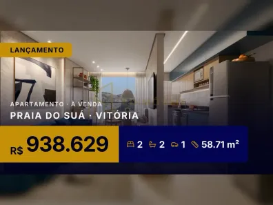 Apartamento com 2 Quartos à venda, 58m² no Praia do Suá, Vitória