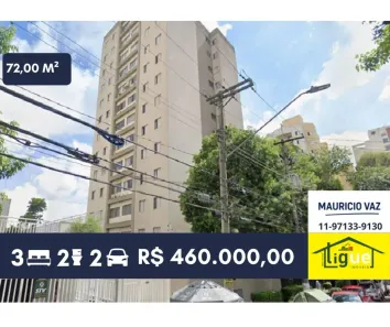 Apartamento com 3 Quartos à venda, 72m² no Vila Gomes, São Paulo