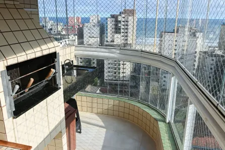 Apartamento com 3 Quartos para alugar, 140m² no Aviação, Praia Grande