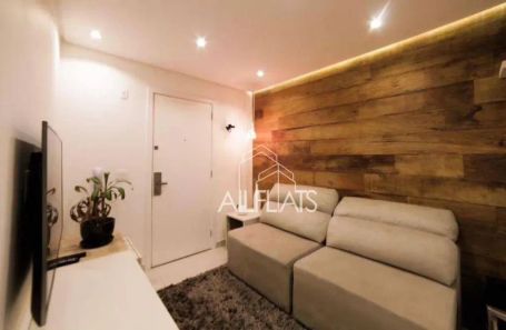 Apartamento com 1 Quarto para venda ou aluguel, 42m² no Brooklin Paulista, São Paulo