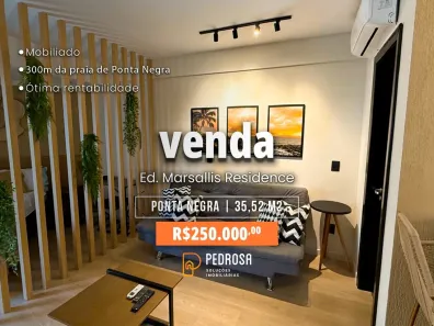 Flat com 1 Quarto à venda, 36m² no Ponta Negra, Natal