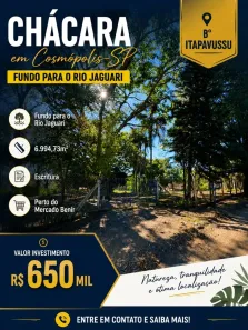 Fazenda/Sítio com 1 Quarto à venda, 200m² no Área Rural de Cosmópolis, Cosmópolis