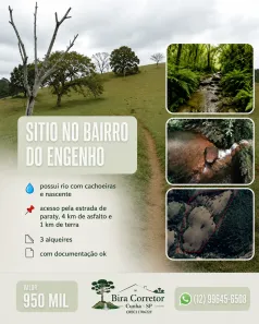 Fazenda/Sítio à venda, 72000m² no , Cunha