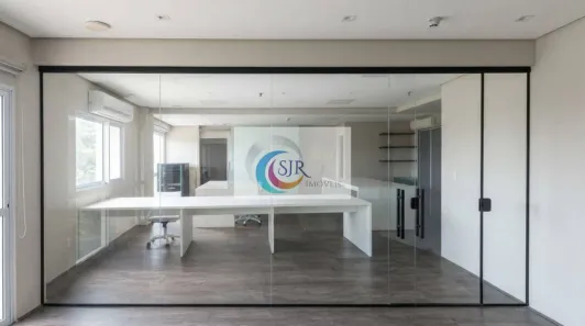 Sala Comercial para alugar, 104m² no Real Parque, São Paulo