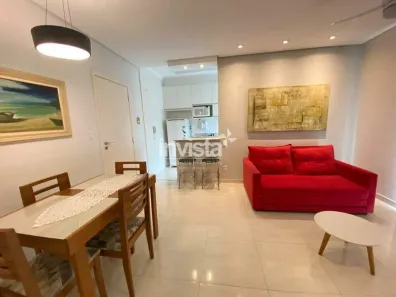 Apartamento com 1 Quarto para alugar, 53m² no José Menino, Santos