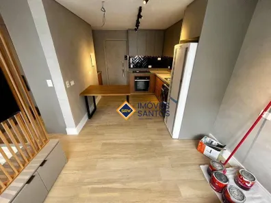 Apartamento à venda, 32m² no Boqueirão, Santos