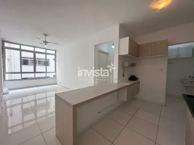 Apartamento com 1 Quarto para alugar, 56m² no Aparecida, Santos