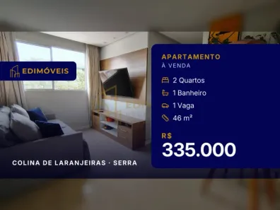 Apartamento com 2 Quartos à venda, 46m² no Colina de Laranjeiras, Serra