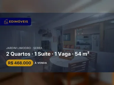 Apartamento com 2 Quartos à venda, 54m² no Jardim Limoeiro, Serra