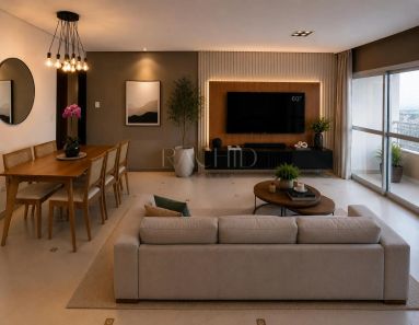 Apartamento com 3 Quartos para venda ou aluguel, 200m² no Parque Residencial Aquarius, São José dos Campos
