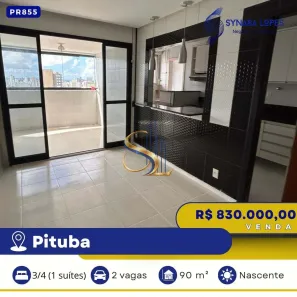 Apartamento com 3 Quartos à venda, 90m² no Pituba, Salvador