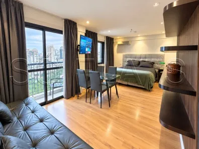 Apartamento com 1 Quarto para alugar, 32m² no Indianópolis, São Paulo