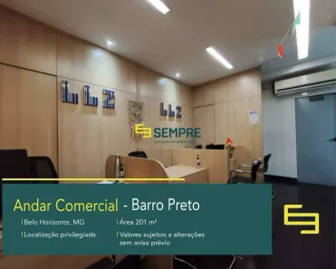 Imóvel Comercial à venda, 202m² no Barro Preto, Belo Horizonte