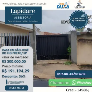 Casa com 3 Quartos à venda, 191m² no São Francisco, São José do Rio Preto