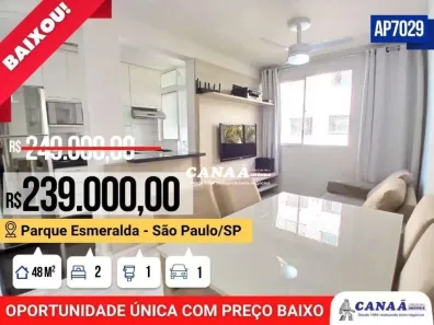Apartamento com 2 Quartos à venda, 48m² no Parque Esmeralda, São Paulo
