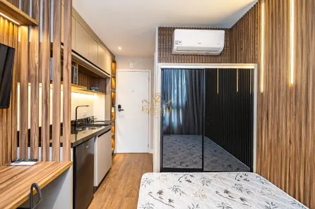 Apartamento com 1 Quarto para alugar, 14m² no Alto da Glória, Curitiba