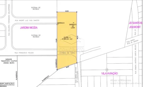 Prédio Comercial à venda, 4080m² no Jardim Nicéia, Bauru
