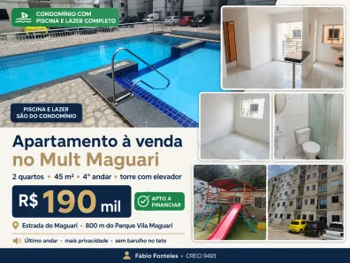 Apartamento com 2 Quartos para venda ou aluguel, 45m² no Maguari, Ananindeua