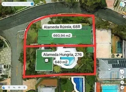 Lote/Terreno à venda, 661m² no Alphaville Residencial Um, Barueri
