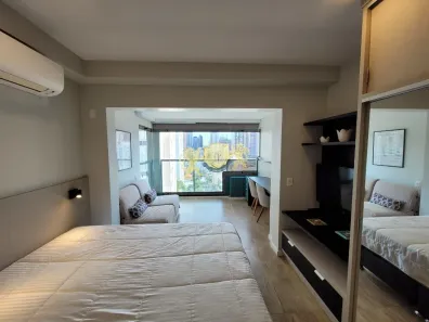 Flat com 1 Quarto para alugar, 29m² no Vila Cordeiro, São Paulo