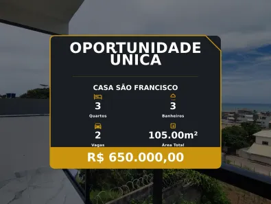 Casa com 3 Quartos à venda, 105m² no São Francisco, Serra