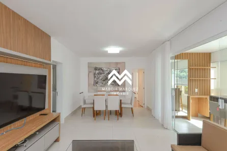 Apartamento com 3 Quartos para alugar, 113m² no Vila da Serra, Nova Lima
