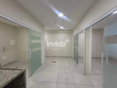 Sala Comercial com 1 Quarto para alugar, 85m² no Vila Mathias, Santos