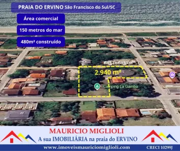 Casa com 2 Quartos à venda, 480m² no Praia do Ervino, São Francisco do Sul