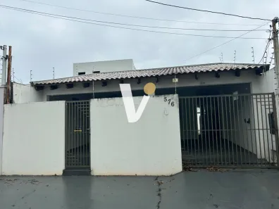 Casa com 3 Quartos para alugar, 110m² no Jardim Novo Bongiovani, Presidente Prudente