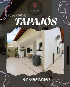 Casa de Condomínio com 3 Quartos à venda, 150m² no Tarumã, Manaus