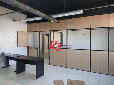 Sala Comercial para alugar, 476m² no Vila Mathias, Santos