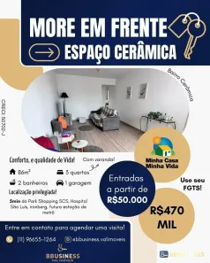 Apartamento com 3 Quartos à venda, 86m² no Cerâmica, São Caetano do Sul