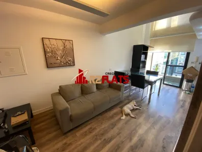 Flat com 1 Quarto para alugar, 50m² no Moema, São Paulo