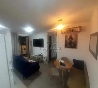 Apartamento com 2 Quartos para alugar, 45m² no Campestre, Santo André