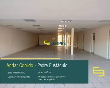 Imóvel Comercial para alugar, 486m² no Padre Eustáquio, Belo Horizonte