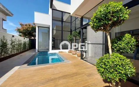 Casa de Condomínio com 3 Quartos para venda ou aluguel, 270m² no Bonfim Paulista, Ribeirão Preto