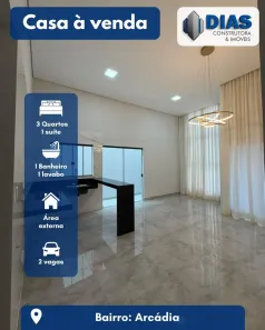 Casa com 3 Quartos à venda, 170m² no Arcádia, Conselheiro Lafaiete