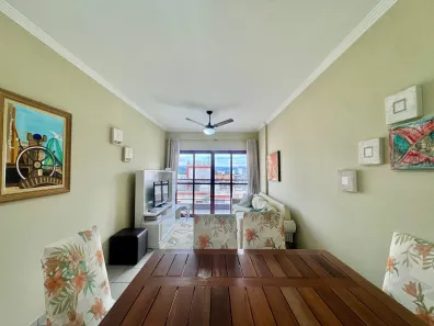 Apartamento com 2 Quartos para alugar, 90m² no Jardim Las Palmas, Guarujá