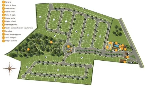 Lote/Terreno à venda, 274m² no Reservas do Bosque, Bady Bassitt