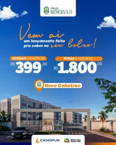 Apartamento com 2 Quartos à venda, 45m² no Vila Maioba do Janipapeiro, Paço do Lumiar