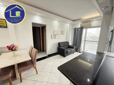 Apartamento com 2 Quartos para alugar, 59m² no Encruzilhada, Santos