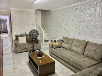 Sobrado com 3 Quartos à venda, 185m² no Jardim Utinga, Santo André