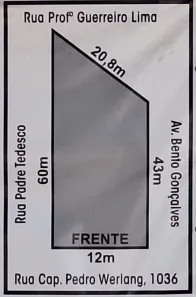Lote/Terreno à venda, 620m² no Partenon, Porto Alegre