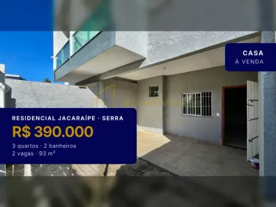 Casa com 3 Quartos à venda, 93m² no Residencial Jacaraípe, Serra