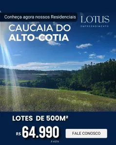 Lote/Terreno à venda, 500m² no Recreio Topázio (Caucaia do Alto), Cotia