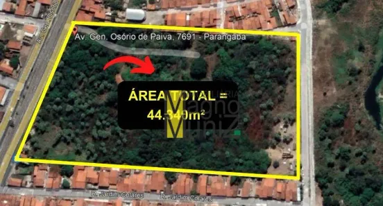 Lote/Terreno para alugar, 44340m² no Canindezinho, Fortaleza