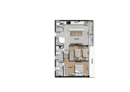 Apartamento com 2 Quartos à venda, 74m² no São Mateus, Juiz de Fora